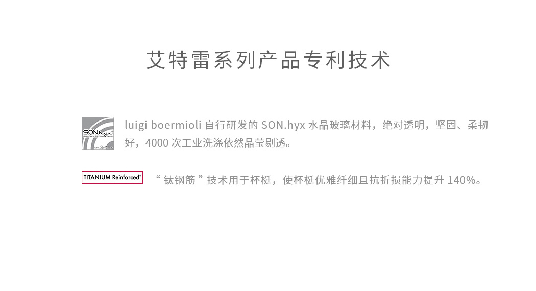 艾特雷系列产品使用了路易治·波米奥尼的最新制造技术